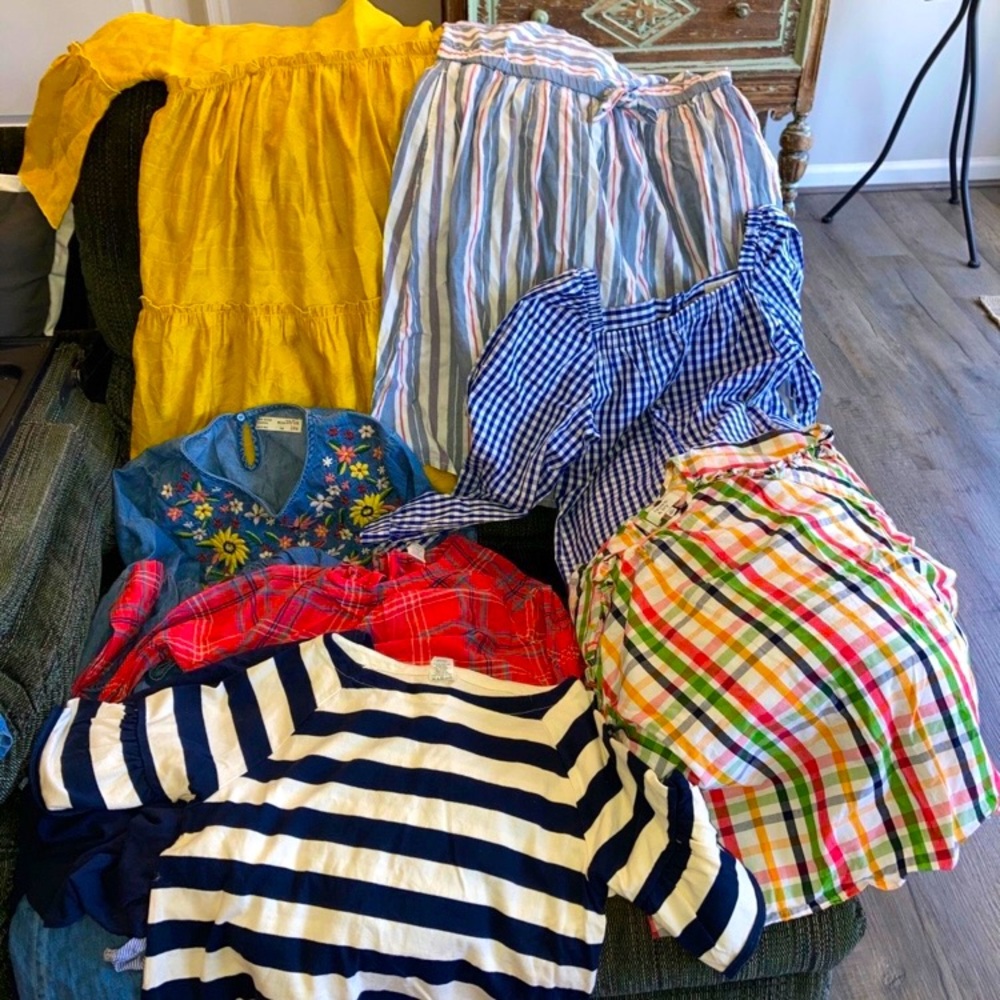 Girls Bundle of Cute Shirts and Dresses